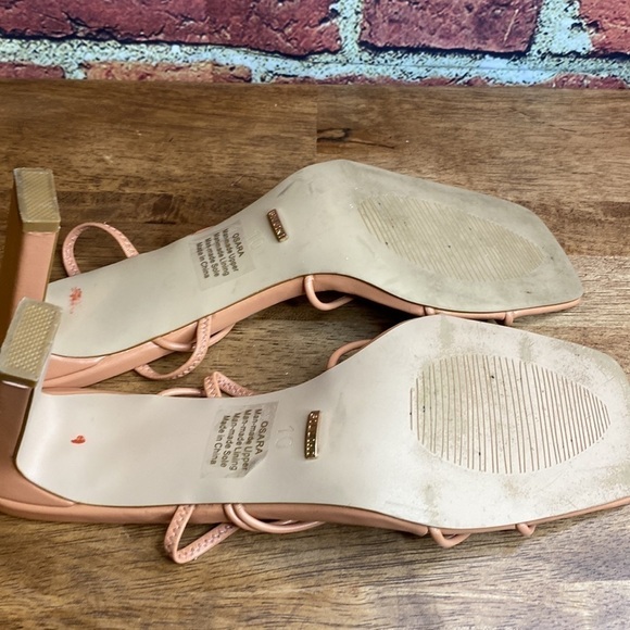 Billini Osara BISCOTTI strappy mid block heel size 10 - Picture 11 of 13